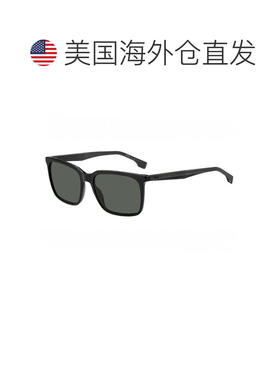 自营hugo bossBOSS 1579/S 0807 UC黑色/绿色极化-黑色 美国奥莱