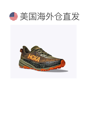 自营Men's Hoka One One Speedgoat -AQL Olive Trail Running Sh