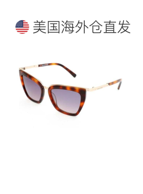 自营Dsquared2女式53毫米深哈瓦那太阳镜-深哈瓦那 美国奥莱直发