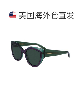 自营salvatore ferragamoFerragamo女士53mm太阳镜SF2004S-318-53
