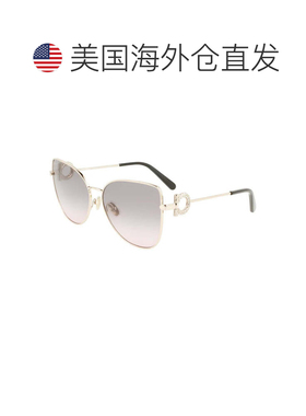 自营Salvatore Ferragamo Sunglasses Cat Eye Full Rim, Rose Go