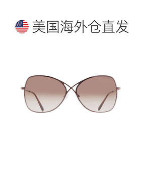 自营Tom Ford Brown Butterfly Ladies Sunglasses FT0250 48F 63