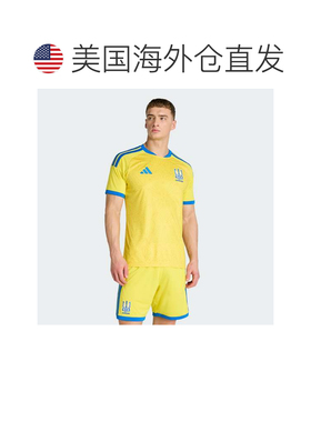 自营Men's adidas Ukraine 26 Home Jersey - bright yellow 美国
