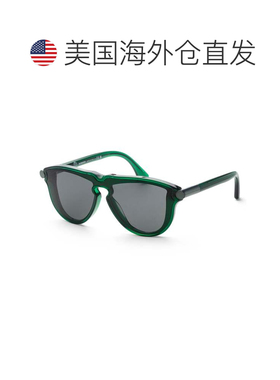 自营Burberry Men's 36mm Green Sunglasses - green 美国奥莱直