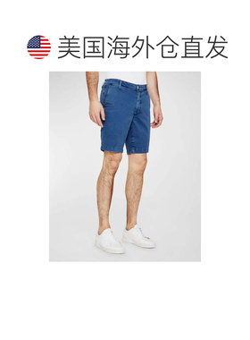 自营Men's AG Jeans Wanderer Shorts  Bright Night Denim Cotto