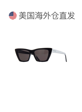 自营saint laurentSL276云母006黑色/灰色-黑色 美国奥莱直发