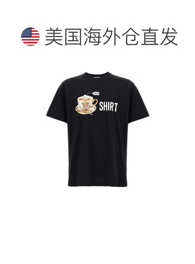 自营Moschino Men's Printed T-Shirt - black 美国奥莱直发