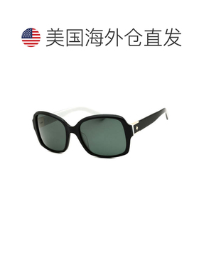 自营kate spadeANNORA/P/S 0QOP RA黑色白色/灰色偏光-黑色白色