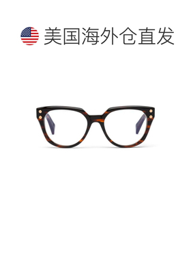 自营balmainYvonne Cat-Eye Tortoiseshell Sunglasses - black
