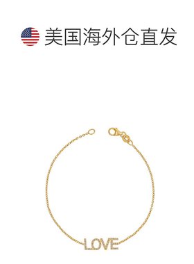 自营 diana m.戴安娜 M. 钻石手链 美国奥莱直发礼物配饰