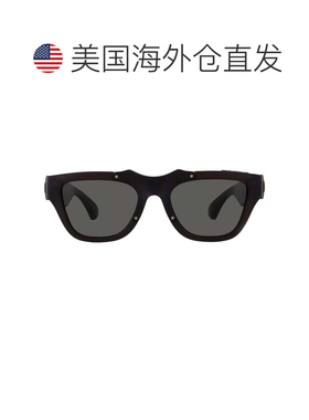自营Burberry深灰色方形男女通用太阳镜BE4445U 411287 53 - mult