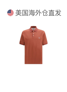 自营Brunello Cucinelli Cotton Polo Men's Shirt - multicolor