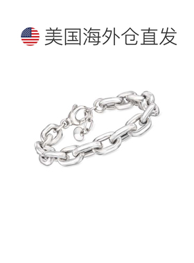 自营Ross-Simons Italian Sterling Silver Chunky Cable-Link Br