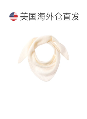 自营Phenix罗纹针织羊绒围巾-白色 美国奥莱直发