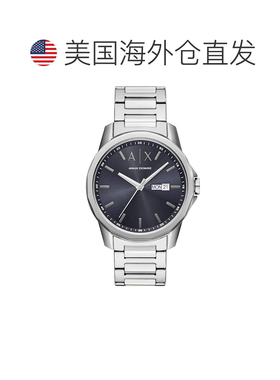 自营Armani Exchange Men's Banks Blue Dial Watch - blue 美国