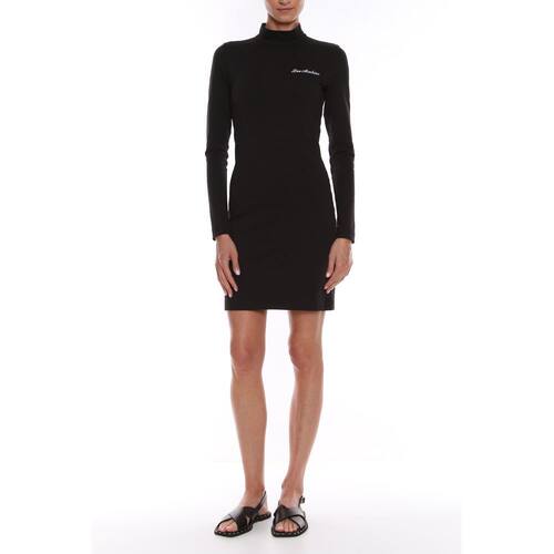 自营Love Moschino Cotton Women Women's Dress - black 美国奥 - 图0