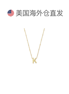 自营Kendra Scott Letter K Pendant Necklace - Gold Metal - go