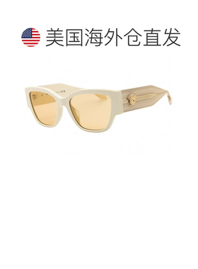 自营versaceVE4509U 5541/8滑石白色/浅黄色-滑石白色 美国奥莱直