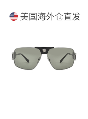 自营Versace Green Navigator男士太阳镜VE2251 1001/2 63 - mult
