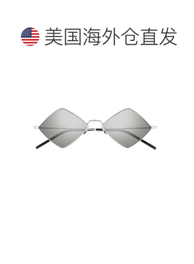 自营Sl 302 Lisa Diamond-Shaped Reflective Lens Saint Laurent