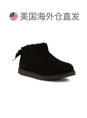 自营Juicy Couture Kelsey 2 Women's Black Gold Round Toe Ankl
