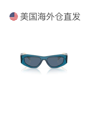 自营prada0pr B19s Angular Acetate Sunglasses - blue 美国奥莱