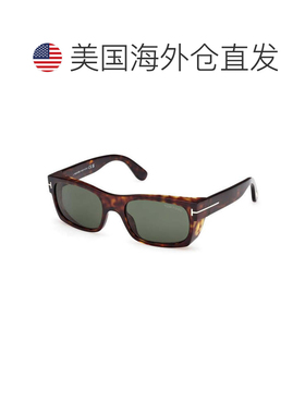 自营tom fordFT1181 52N深色哈瓦那/绿色-深色哈瓦那 美国奥莱直