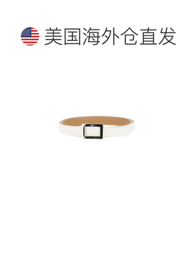 自营roger vivierSleek Narrow Belt With Distinctive Buckle -