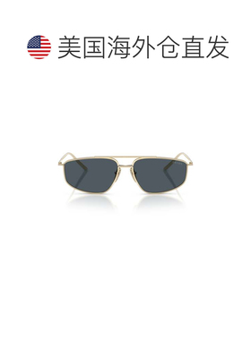 自营prada0pr C51s Gold Metal Frame Sunglasses - grey 美国奥