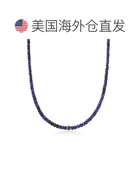 自营Ross-Simons 纯银蓝宝石珠项链 - 20 英寸 美国奥莱直发