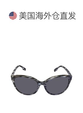 自营Burberry Betty Grey Cat Eye Ladies Sunglasses BE4365F 39