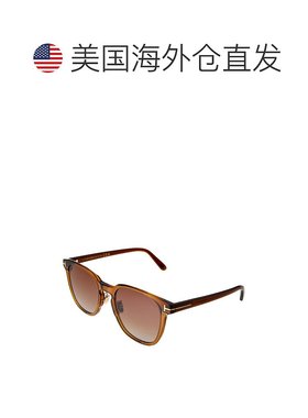 自营Tom Ford女士56毫米太阳镜-棕色 美国奥莱直发