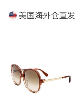 自营 Kate Spade女士60mm棕色太阳镜-棕色 美国奥莱直发