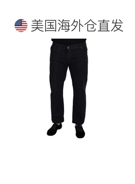 自营John Galliano Cotton Back Buckle Casual blue Men's Jeans