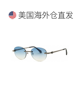 自营Palm Angels Sunglasses Oval Rimless, Gunmetal Frame And