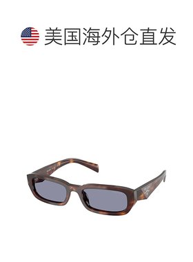 自营 prada普拉达PR B06S 15W03N 53mm女式矩形太阳镜-经典乌龟