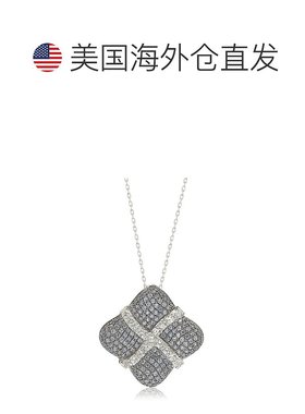 自营Suzy Levian Sterling Silver Pink Sapphire & Diamond Wrap