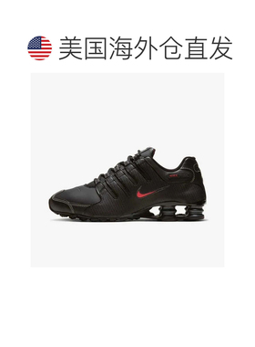自营Nike Shox NZ 378341-017 Sneaker Men's US 9.5 Black Leath
