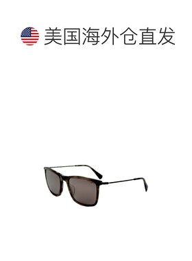 自营 John Varvatos男士53毫米灰色大理石太阳镜-灰色大理石 美国