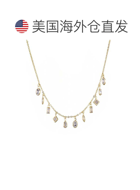 自营adornia14k镀金多形状吊坠项链-金色 美国奥莱直发水晶