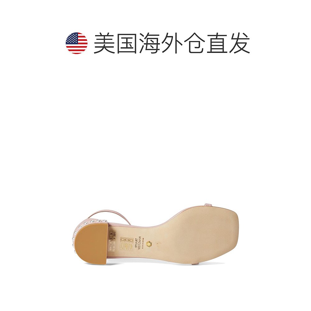 【美国直邮】stuart weitzman 女士 凉鞋平底舒适方头 - 图1