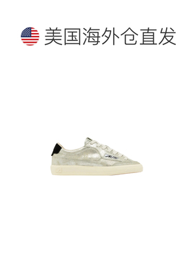 自营autryWindscape Low Women’s Silver/Black Sneakers - neut