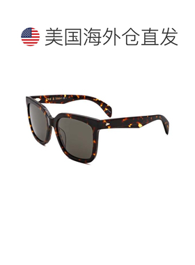 自营rag & boneRag&Bone女式56毫米金色哈瓦那太阳镜-金色哈瓦那