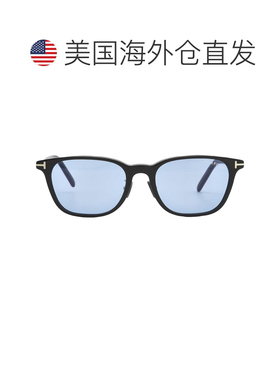 自营Tom Ford浅蓝色方形男士太阳镜FT1040-D 01v 52 - multi 美国