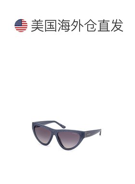 自营Guess Resin Women's Sunglasses - blue 美国奥莱直发太阳镜