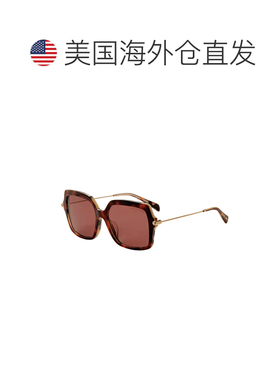 自营Michael Kors女士55mm黑奶油乌龟太阳镜-黑奶油乌龟 美国奥莱