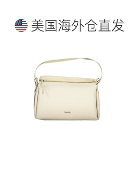 自营Calvin Klein Leather Men Women's Cardholder - beige 美国