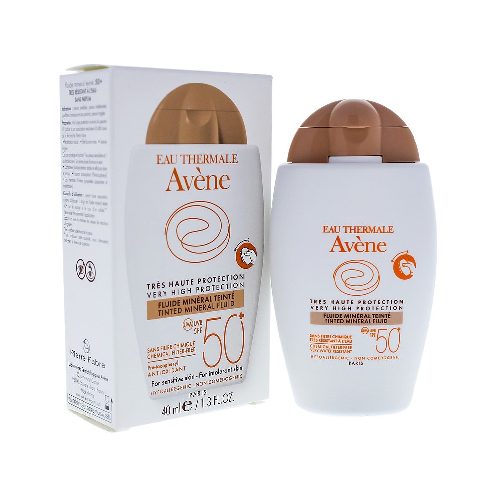 天猫国际美国直购美国直邮Avene雅漾tinted防晒小金刚自然倍护防晒乳40ml0