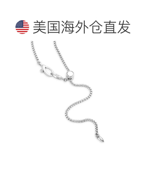美国直邮Adriana Orsini 通用祖母绿纯银项链锆石宝石链条镀金