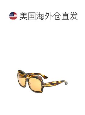 自营Tom Ford女士Ren 60mm太阳镜-棕色 美国奥莱直发汤姆福特